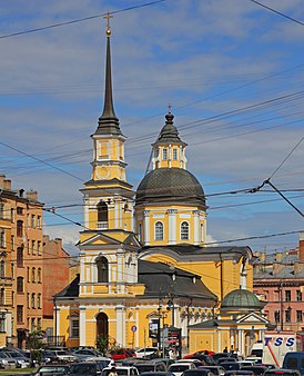 Церковь Симеона и Анны в Санкт-Петербурге (М. Г. Земцов при участии И. Я. Бланка и Х. ван Болоса, 1731—1734).