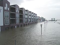 Flooding in Bremerhaven