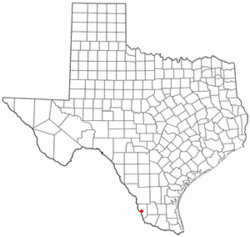 موقعیت Zapata, Texas