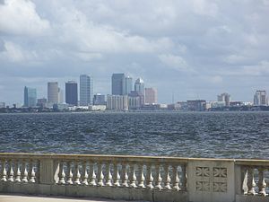 Downtown Tampa as seen from Bayshore Boulevard