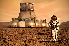 Nuclear power plant on Mars