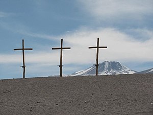 Calvary at Toconao in Chile.