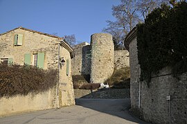 The road into the village