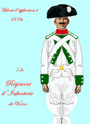 Régiment de Vexin de 1776 à 1779