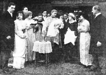 Still from the Christening scene