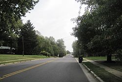 Along Schanck Road in the neighborhood of Stonehurst East