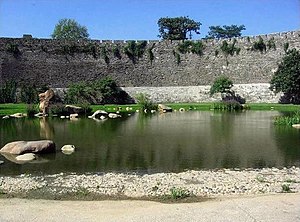 Pool and Nanjing City Wall