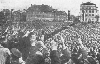 SdP's assembly on 1 May 1938 in Liberec