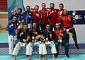 Men Team Kata Medal ceremony