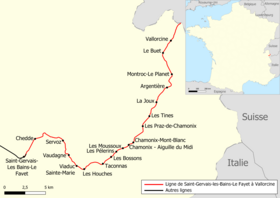 Voir la carte de la ligne.