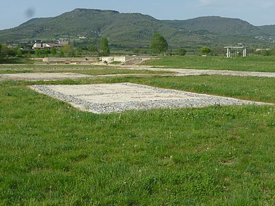 L'area sacra vue du sud.