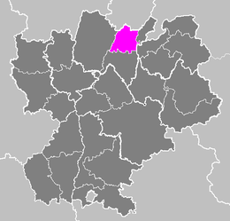 Arrondissement di Nantua – Mappa