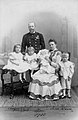 Auguste de Saxe-Cobourg-Gotha et sa famille.