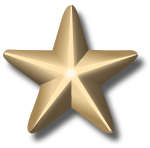 La 5⁄16 Inch Star (or)