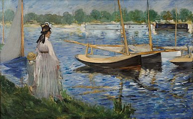Banks of the Seine at Argenteuil, 1874, Courtauld Gallery