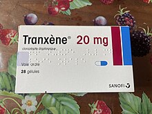 Boîte de Tranxène 20 mg en France.