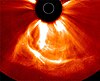 Coronal mass ejection on 23 July 2012, as photographed by NASA/STEREO