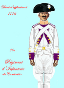 Régiment de Cambrésis de 1776 à 1779