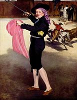 Mademoiselle V. in the Costume of an Espada by Édouard Manet (1862) Metropolitan Museum of Art