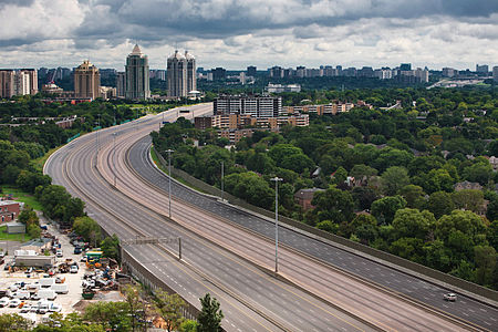 Ontario Highway 401 in Toronto, by Kenny Louie