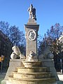 La fontaine d'Hercule, au croisement du Passeig de Sant Joan et de la rue Corsega.