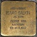 Stolperstein für Isaac Salkin in Halle (Saale)