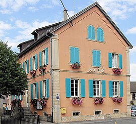 The town hall in Hirtzbach