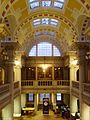 View from first floor gallery