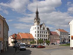 Main square with the town hall