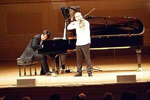 Performing together in 2012, Carnegie Hall