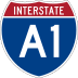Interstate A-1 marker