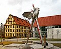 Schloßplatz with castle (left) and museum (right)