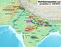 Image 52The Mahajanapadas, including the Gandhara and Kambojas kingdoms and Achaemenid Empire in West, around c. 500 BCE (from History of Afghanistan)