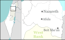 Kafr Kanna is located in Jezreel Valley region of Israel