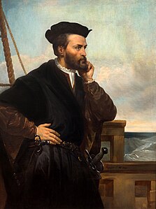 Portrait fictif de Jacques Cartier, découvreur du Canada (Québec).