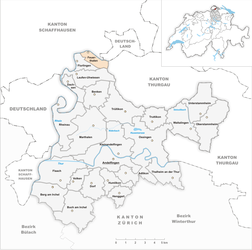 Feuerthalen – Mappa