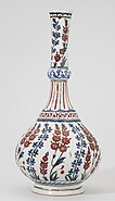 Flask from Iznik, c. 1560–1580