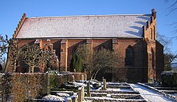 Sankt Peters klosters kyrka i mars 2008