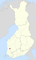 Location of Lavia in Finland