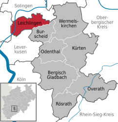 Leichlingen (Rheinland) – Mappa