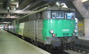 BB 9208 à Paris-Montparnasse.