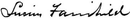 Firma di Lucius Fairchild