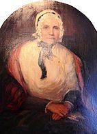 Bust painting of Lucy Mack Smith