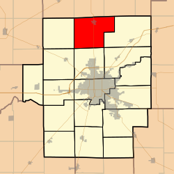 Location in Macon County