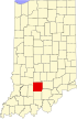 State map highlighting Lawrence County