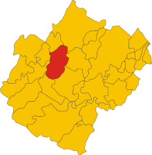 Localisation de Predappio