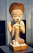 Funerary figure (tumba); 19th century; wood; by Sundi people; Rietberg Museum