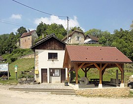 The town hall in Montjoie-le-Château