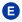 The letter E on a blue circle