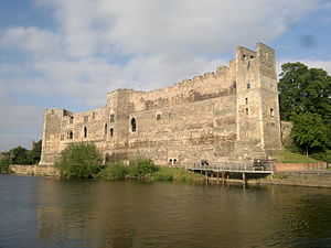 The castle seen from the west